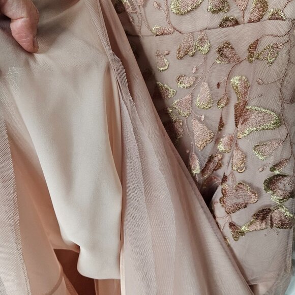 BCBGMAXAZRIA Eugene Butterfly-Embroidered Dress Size 2 - Picture 8 of 16